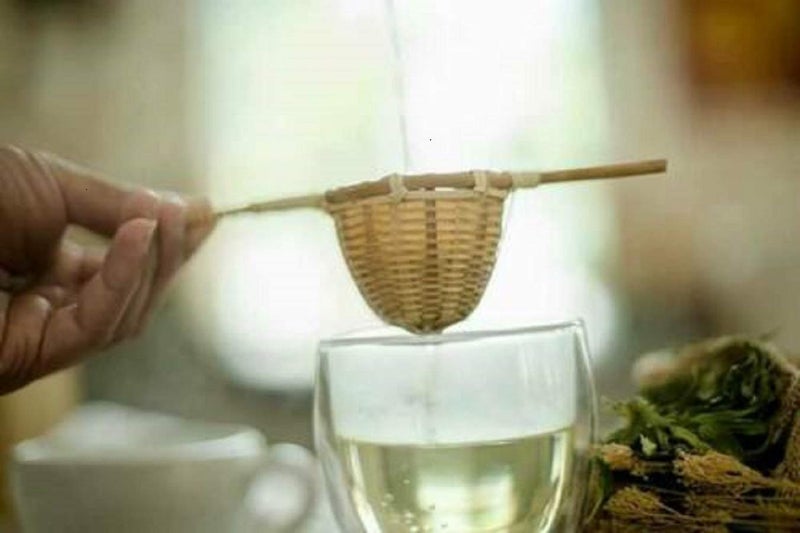 بانباو مصفاة شاي من الخيزران، مصفاة شاي منسوجة من الخيزران، مصفاة شاي - Image 5